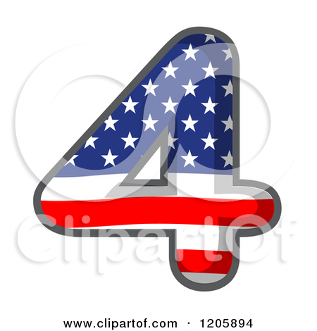 Royalty Free  Rf  Illustrations   Clipart Of American Numbers  1