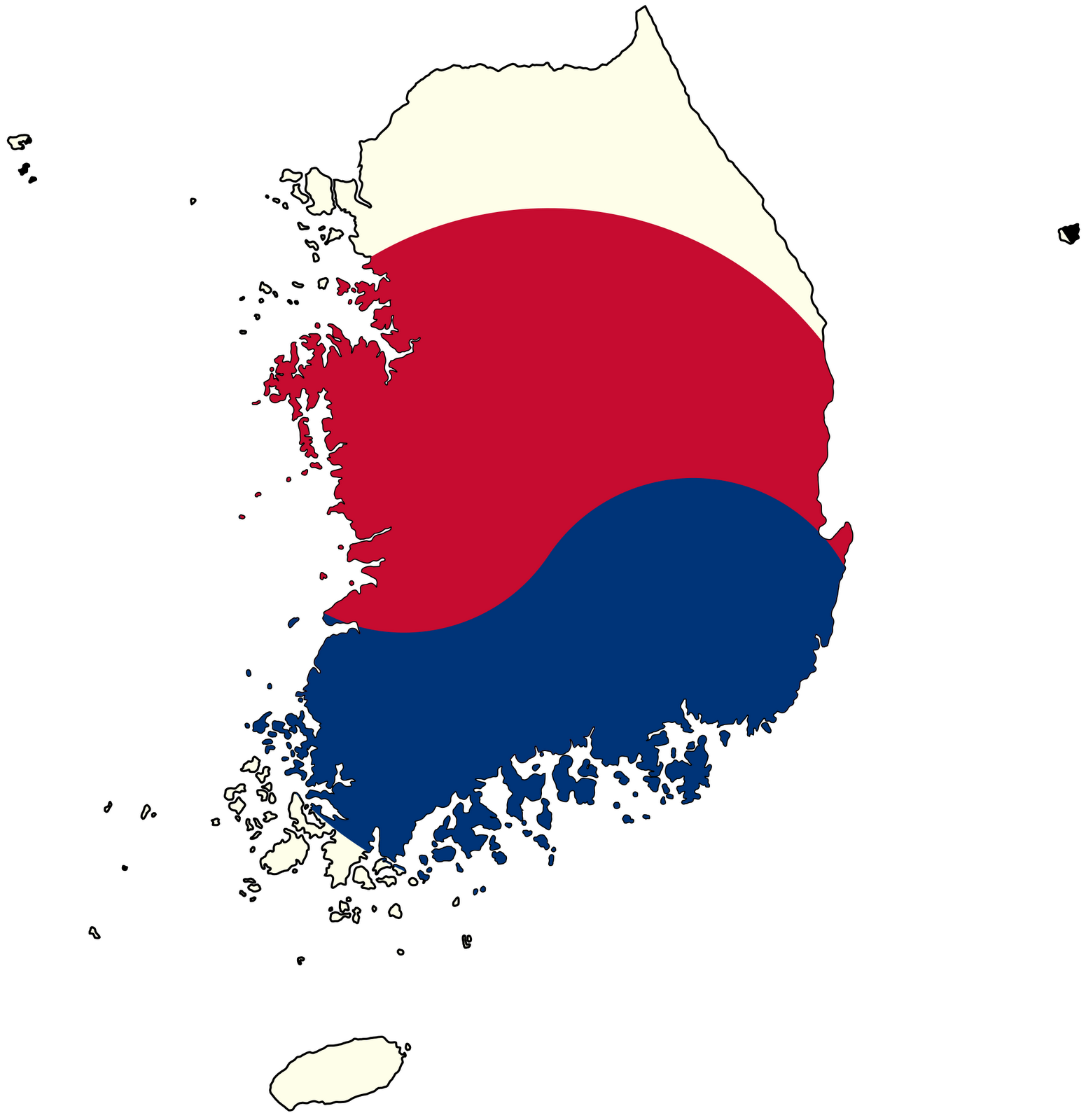 South Korea Flag South Korea Flag Map South Korea Flag Icon