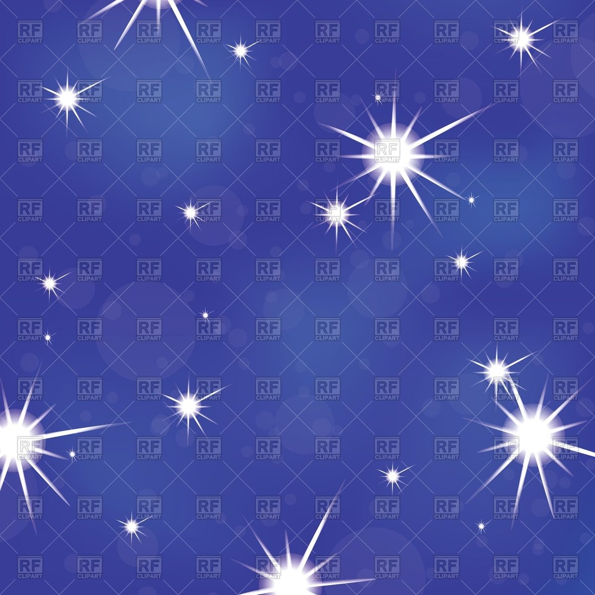 Stars In Night Sky 55070 Download Royalty Free Vector Clipart  Eps