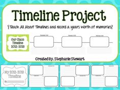 Timeline Project Has Everything You Need To Create A Class Timeline