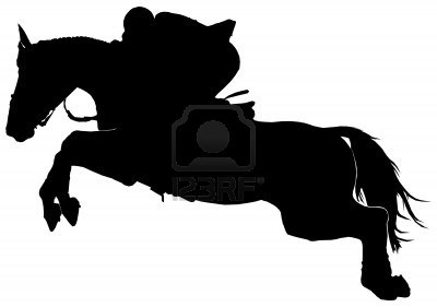 7867520 Silhouette Of A Jumping Horse  400x281 26kb