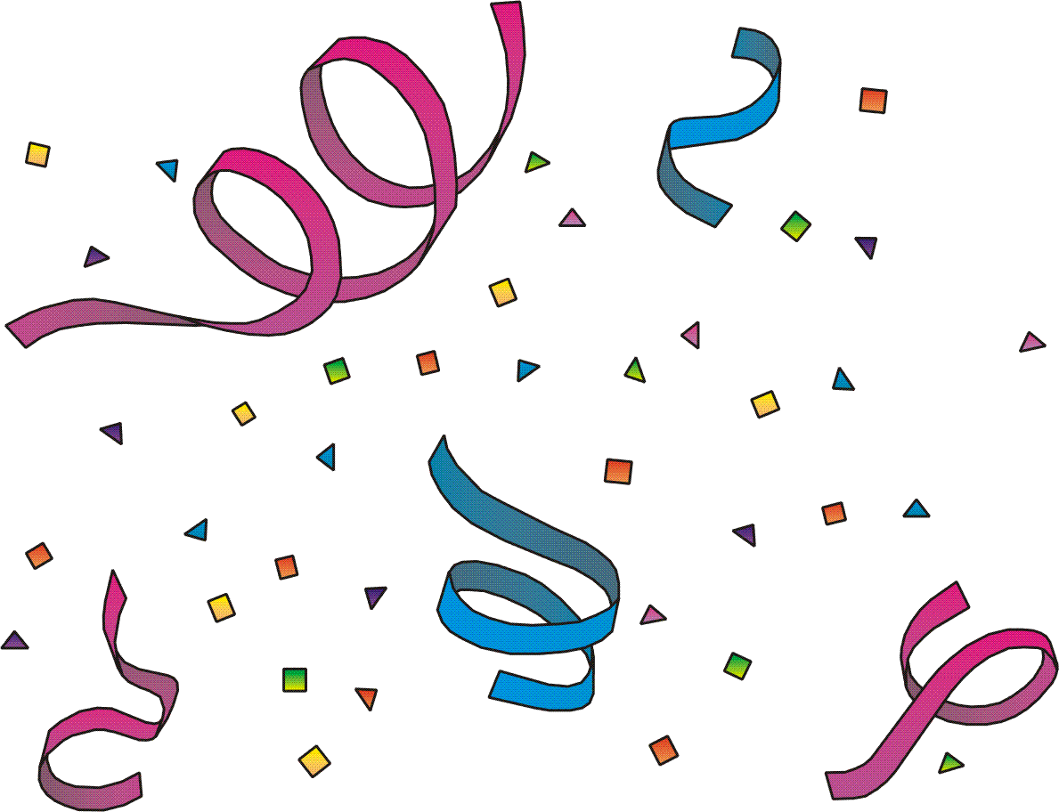 Animated Confetti Clipart Free   Clipart Best