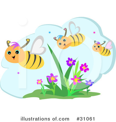 Bees Clipart Free Picture