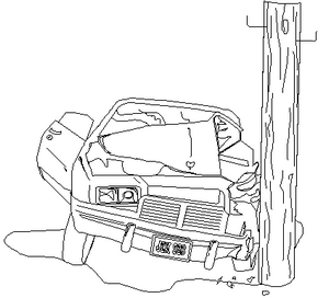 Car Accident  Car Accident Cartoon Clip Art