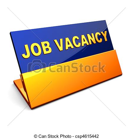 Clip Art Of Looking For A Job   Glossy Badge With Inscription Job