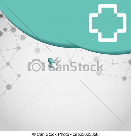 Clipart Vector Of Abstract Medical Hospital Pharmacy Sign Turquoise    