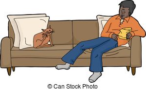 Couch Potato Illustrations And Clip Art  62 Couch Potato Royalty Free