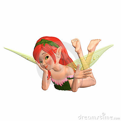 Fairy Girl Laying Down Royalty Free Stock Photography   Image    