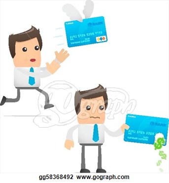 Funny Credit Card Clipart