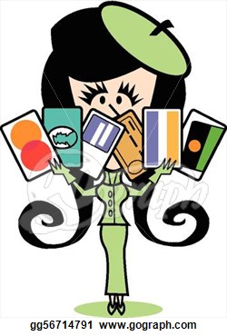 Funny Credit Card Clipart