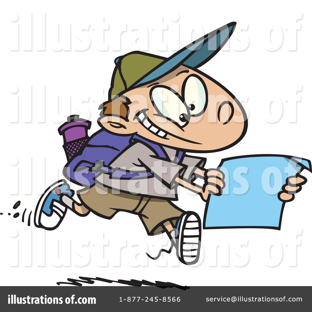 Hiking Clipart  443092 By Ron Leishman   Royalty Free  Rf  Stock