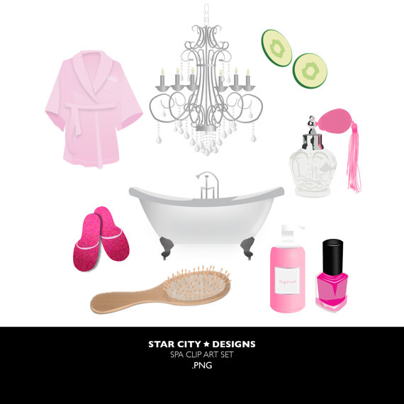 Home Spa Clip Art  Clipart Vector Art Graphics For Personal