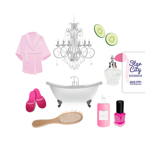 Home Spa Clip Art  Clipart Vector Art Graphics For Personal    