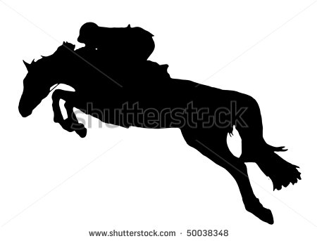 Horse Jump Silhouette Stock Photo 50038348   Shutterstock