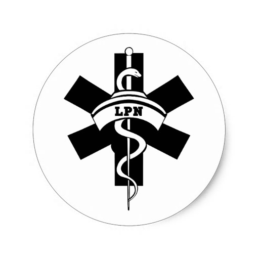 Lpn Nurses Round Sticker   Zazzle