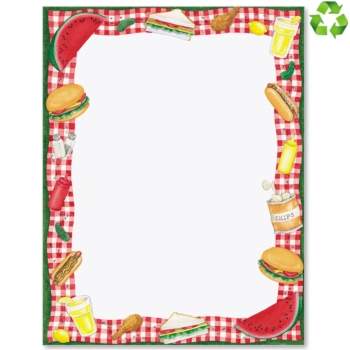 Picnic Time Border Papers   Paperdirect