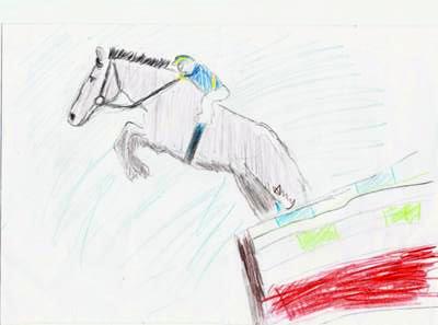 Show Jumper Horse Clipart
