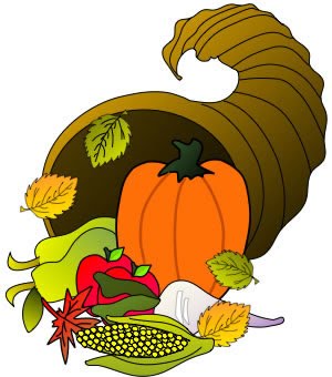 Thanksgiving Food Basket Clip Art