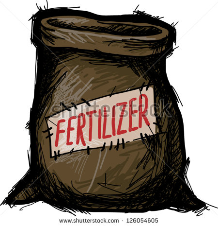 Bag Of Fertilizers   Stock Vector