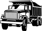 Clipart Of  Heavy Equipment Construction Pickup Snow Plow Trade