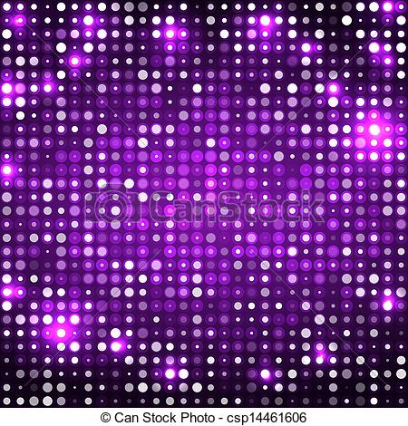 Clipart Of Purple Abstract Background With Circles Dark   Dark Purple    