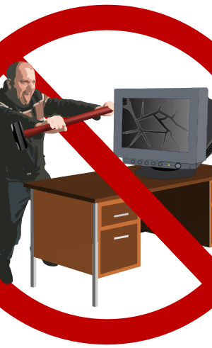 Computer Rage Forbidden