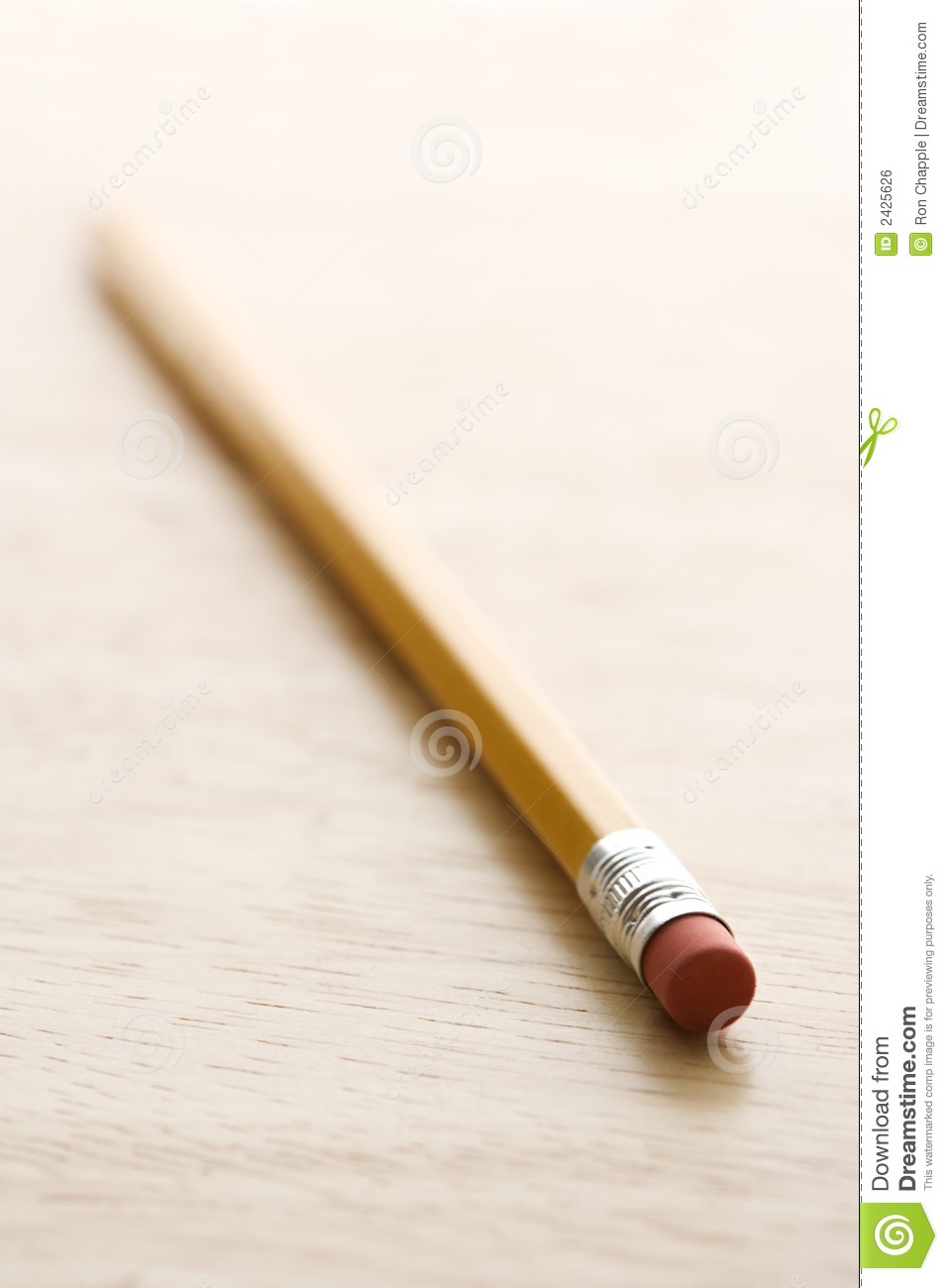 Eraser On Pencil  Royalty Free Stock Image   Image  2425626