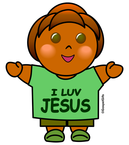 Original Christian Clip Art  Kids For Jesus Color Pictures  Saoni