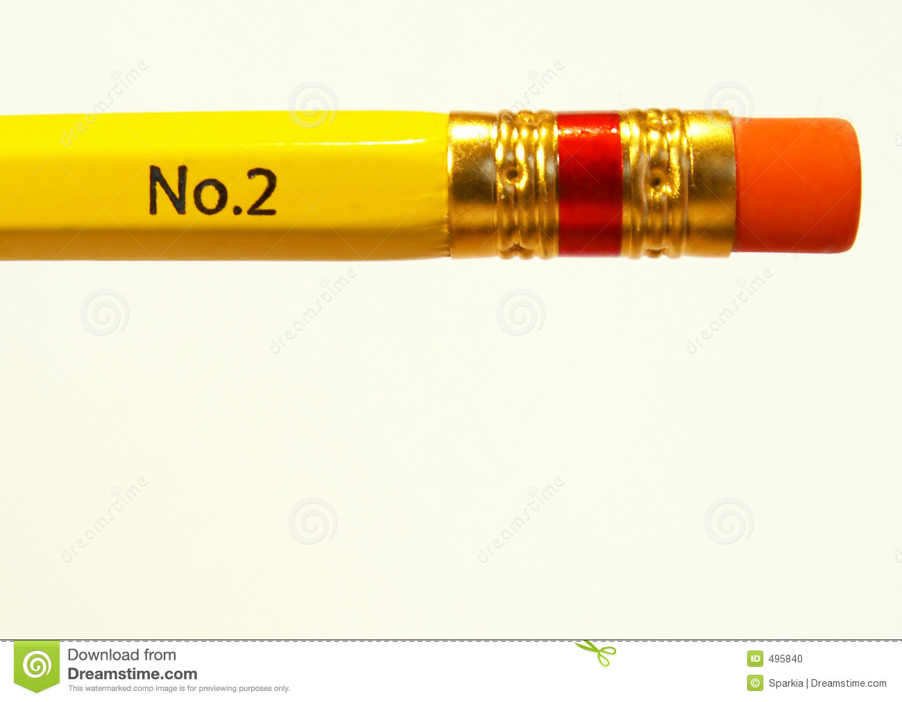 Pencil Eraser Stock Photo   Image  495840