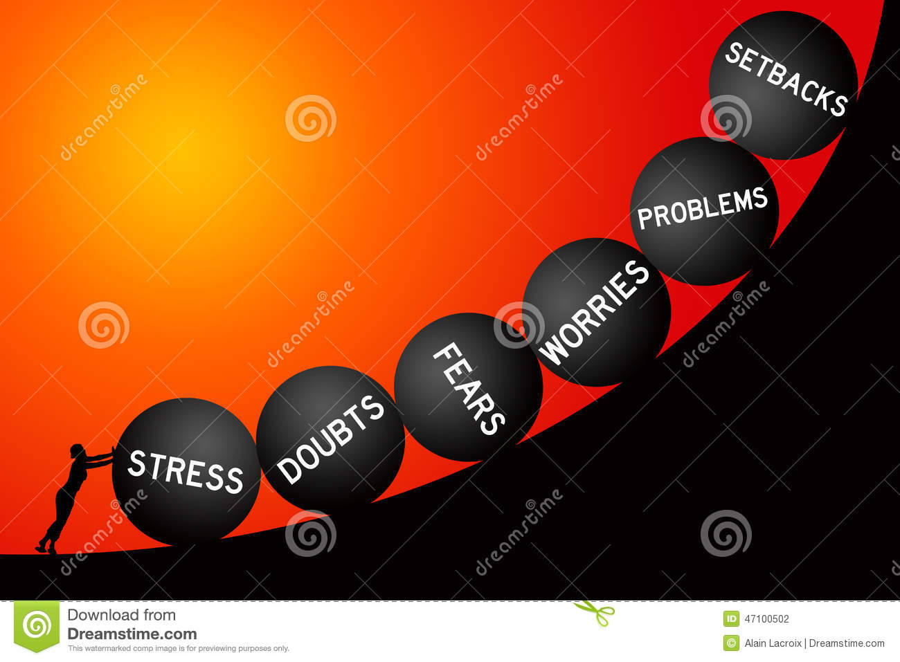 Personal Problems Stock Illustration   Image  47100502
