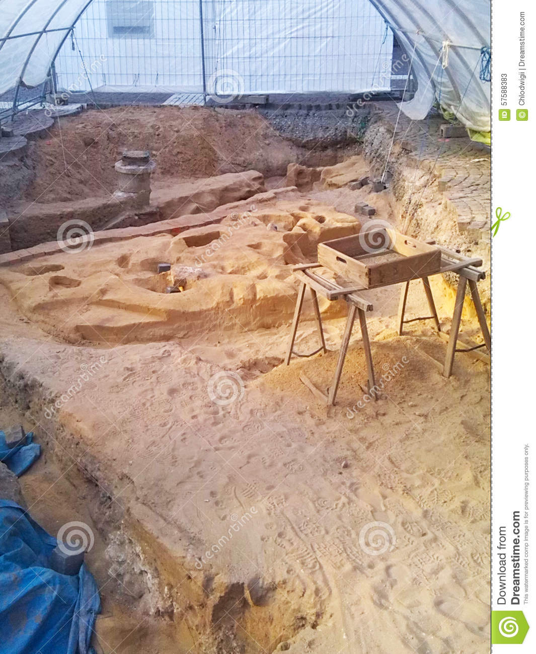 Place Of Archaeological Excavation In Lorsch Germany