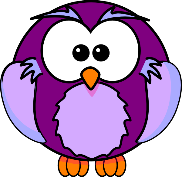 Purple Backpack Clipart Purple Owl Clipart