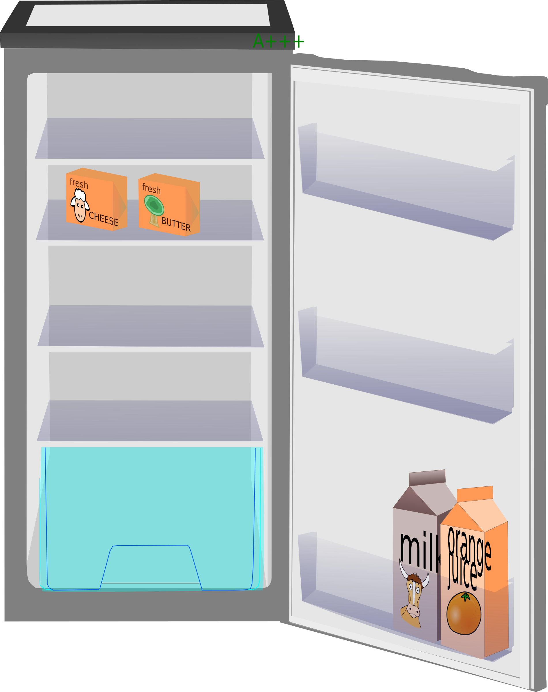 Refrigerator Clip Art Fridge Clipart