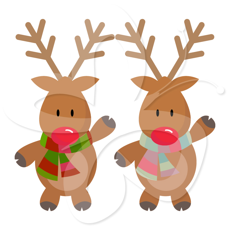 Rudolph The Red Nosed Reindeer   Creative Clipart Collection