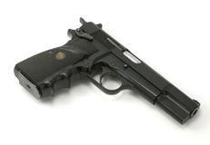 9mm Semi Automatic Handgun Stock Photos