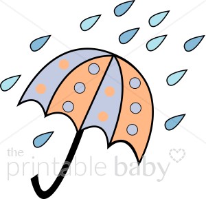 Clipart Gray Leaves Clipart Raining Umbrellas Clipart Boy Babyshower