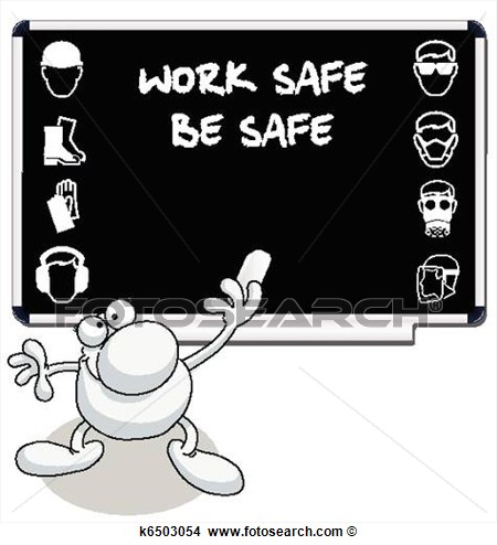 Construction Health And Safety View Large Clip Art Graphic
