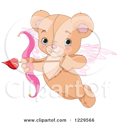 Cute Cupid Clipart Clipart Of A Cute Flying Teddy