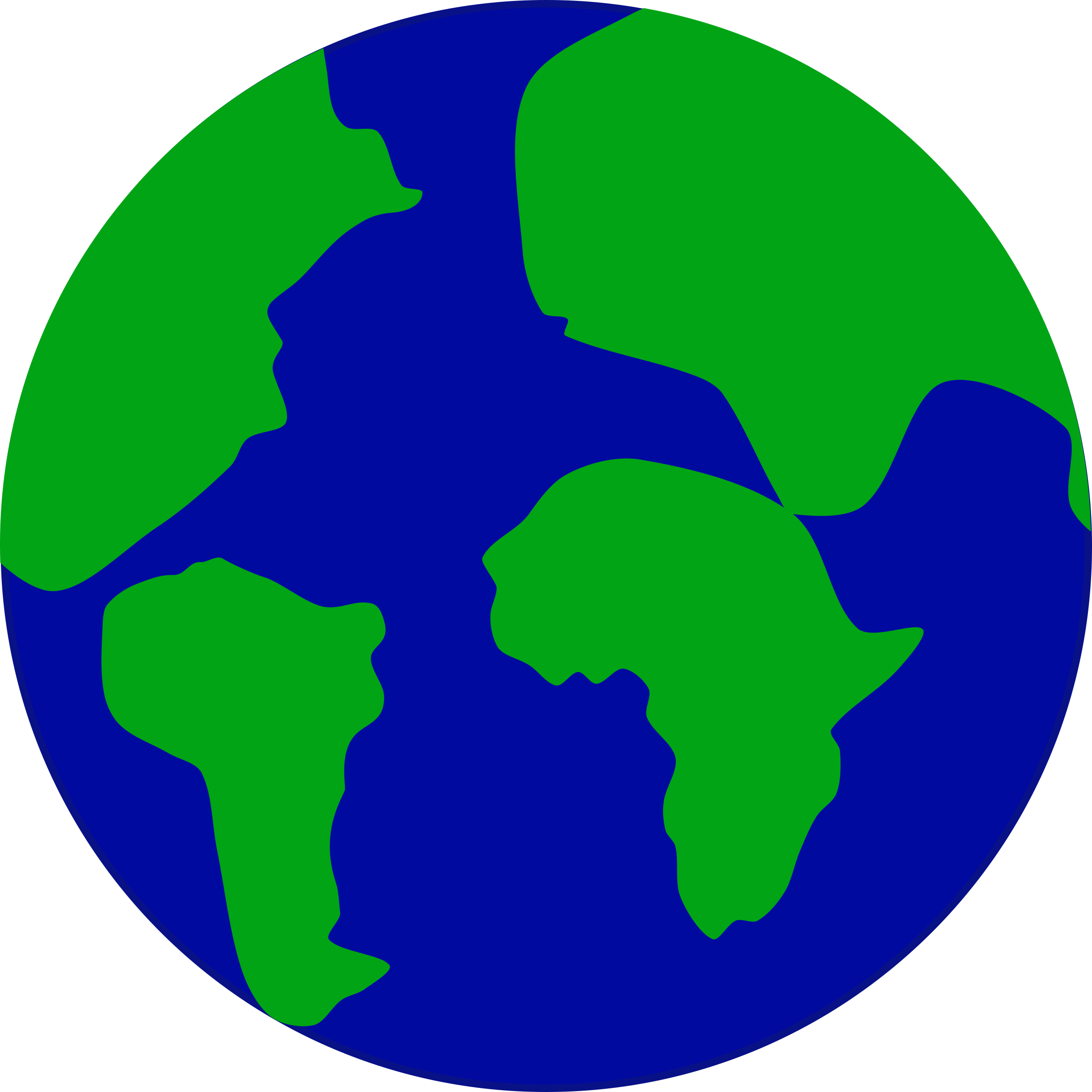 Earth With Continents Separated By Jonadab