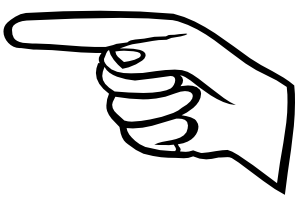 Finger Left    Signs Symbol Gesture Mood Hand Pointer Pointing Finger