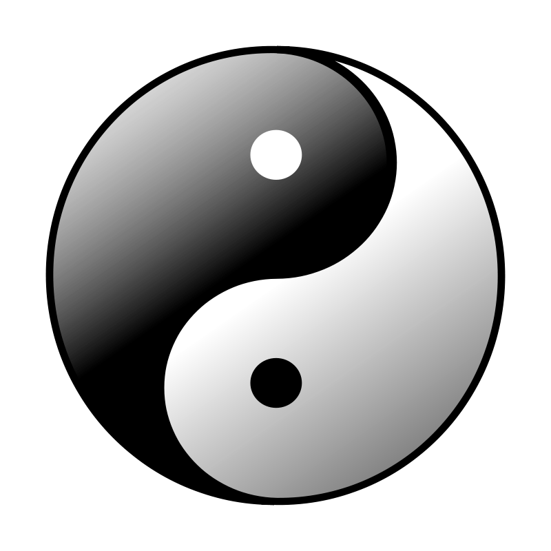 Free Yin Yang Symbol Clip Art