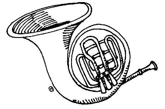 French Horn   Clip Art Gallery