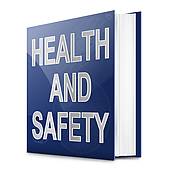 Health And Safety Text Book    Royalty Free Clip Art