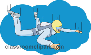 Outdoors   Skydiving 51910   Classroom Clipart