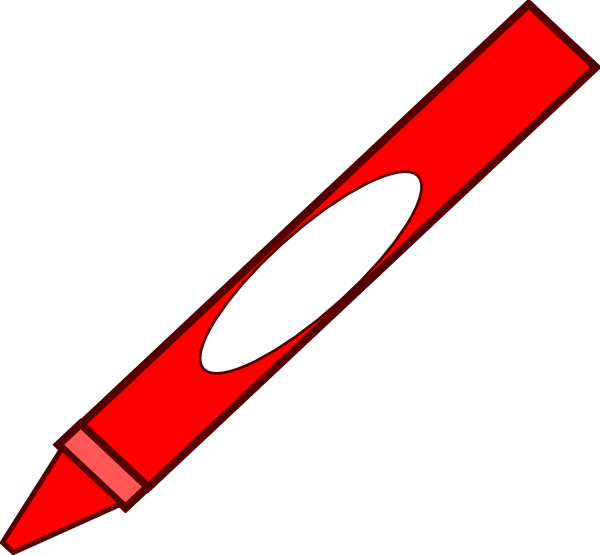 Red Crayon Clip Art At Clker Com   Vector Clip Art Online Royalty
