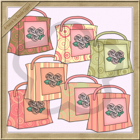     Resale Clipart    Boutique Shopping Bags Clip Art By Resale Clipart