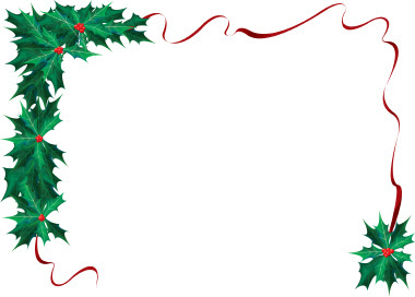 Top 10 Christmas Ribbon Border Clip Art