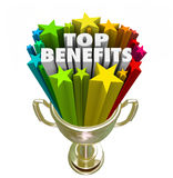 Top Benefits Gold Trophy Award Best Fringe Bonus Compensation Stock    