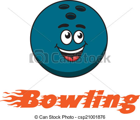 Vector   Bowling And Bowling Ball Icon   Stock Illustration Royalty