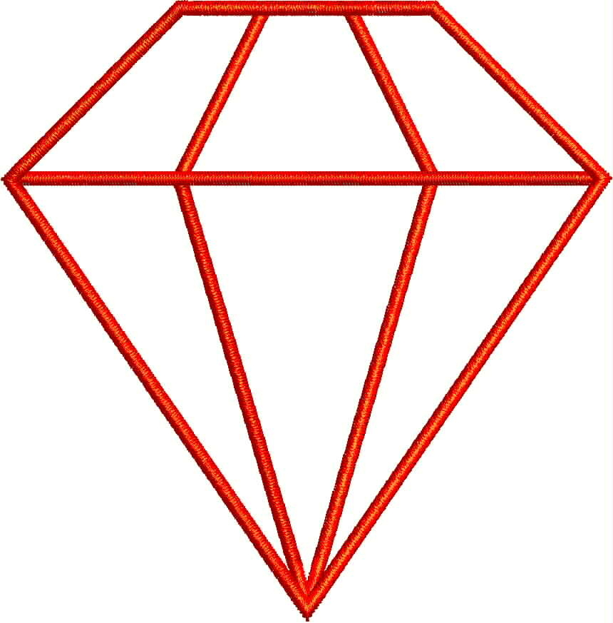 Diamond Shape Outline Diamond Shape Outline 860 X